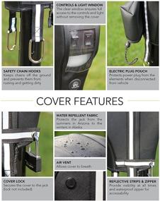 img 1 attached to Ultimate Protection for Your LCI Jack: Trailersphere's Clever Cover - Trailers, RVs, Campers, Chains Holder, Plug Protector - Sun & Waterproof (LCI Jack Cover)