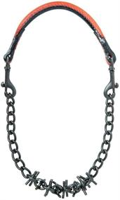 img 1 attached to 🐐 Weaver Leather Oil Rubbed Pronged Chain Goat Collar, 22" - Premium Quality Collar for Optimal Goat Control and Comfort