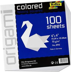 img 2 attached to 📦 Folia Origami Folding Paper, 6x6, White, 100 Sheets: Premium Quality Craft Paper for Beautiful Origami Creations