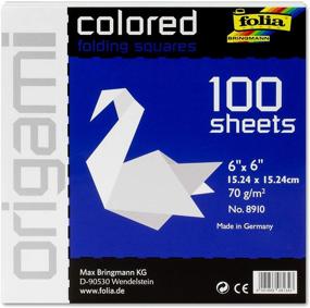 img 3 attached to 📦 Folia Origami Folding Paper, 6x6, White, 100 Sheets: Premium Quality Craft Paper for Beautiful Origami Creations