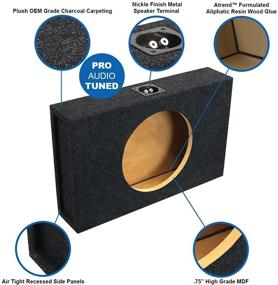 img 1 attached to 🔊 Atrend 12SME 12” Sealed Low-Profile Subwoofer Enclosure