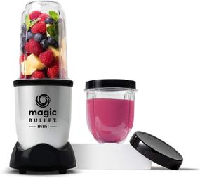 img 2 attached to 🔮 Powerful & Compact Magic Bullet Personal Blender - 3-Piece Set in Sleek Black