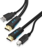 💻 tesmart 5ft hdmi + usb kvm cable twin pack - usb type a to usb type b logo