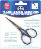 dmc 6127 3 marbleized scissor 4 inch logo