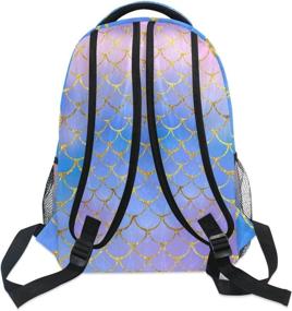 img 3 attached to 🧜 Stylish Mermaid Bookbags: Explore with ZOEO Backpacks in a Daypack Design