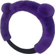 c p r plush steering universal purple logo