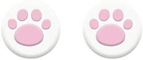 img 3 attached to 🐾 2PCS Cute Pink Cat Paw Thumb Stick Grips Cap Cover - Replacement Joystick Grip Caps for PS5, PS4, Xbox One, Xbox 360, Wii U, and NS Pro