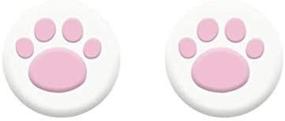 img 4 attached to 🐾 2PCS Cute Pink Cat Paw Thumb Stick Grips Cap Cover - Replacement Joystick Grip Caps for PS5, PS4, Xbox One, Xbox 360, Wii U, and NS Pro
