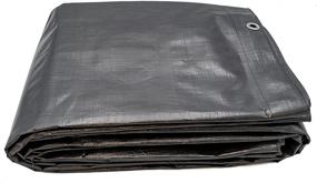 img 1 attached to Heavy Duty Silver Tarp 25X25