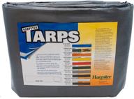 heavy duty silver tarp 25x25 logo