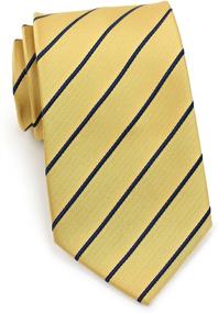 img 4 attached to Bows N Ties Necktie Pencil Striped Microfiber Men's Accessories in Ties, Cummerbunds & Pocket Squares