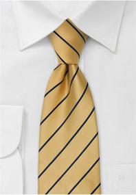 img 2 attached to Bows N Ties Necktie Pencil Striped Microfiber Men's Accessories in Ties, Cummerbunds & Pocket Squares