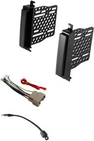 img 1 attached to 🚗 ASC Audio Double Din Car Stereo Radio Install Dash Kit, Wire Harness, and Antenna Adapter for 2011-2013 Dodge Durango and Jeep Grand Cherokee
