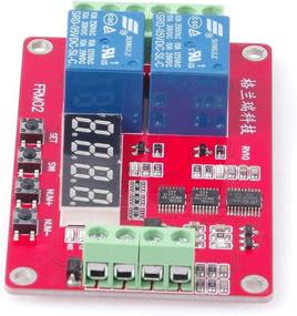 img 1 attached to ⏲️ KNACRO 5V DC Relay Module: Multifunctional 2 Channel Programmable Timer Switch Board with 18 Modes