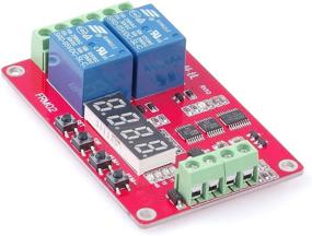 img 2 attached to ⏲️ KNACRO 5V DC Relay Module: Multifunctional 2 Channel Programmable Timer Switch Board with 18 Modes