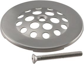 img 2 attached to 🛁 Highly Durable Stainless Steel Westbrass Gerber Style Bee-Hive Tub Strainer Grid with Screw - D327-20