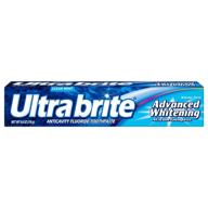 🌟 ultra brite advanced whitening toothpaste clean mint 6 oz (pack of 5): achieve brighter smile with dental excellence logo