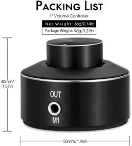 img 2 attached to 🎛️ Nobsound Mini Active Volume Control Knob | Audio Adjuster for PC Speaker Amplifier Switcher | 3.5mm Volume Controller for Enhanced Sound Control