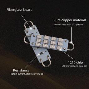 img 1 attached to GrandviewTM 12 SMD Festoon Interior Courtesy Lights & Lighting Accessories