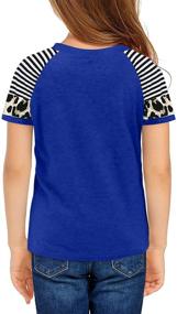 img 1 attached to Stylish Crewneck Patchwork T-Shirts with Pockets - Girls' Clothing Tops, Tees & Blouses by ROSKIKI