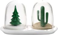 🌞 qualy winter summer salt & pepper shaker set: a versatile seasonal addition to your table logo