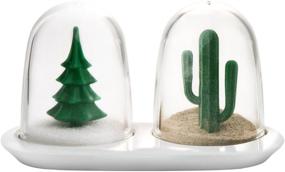 img 4 attached to 🌞 QUALY Winter Summer Salt & Pepper Shaker Set: A Versatile Seasonal Addition to Your Table