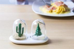 img 1 attached to 🌞 QUALY Winter Summer Salt & Pepper Shaker Set: A Versatile Seasonal Addition to Your Table