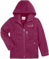 snonook little kids & toddler zip-down 👶 fleece jacket with attached hoodie for enhanced seo logo