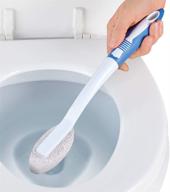 🚽 efficient porcelain and ceramic pumice bathroom cleaning wand: wave goodbye to rust and stains with ease logo