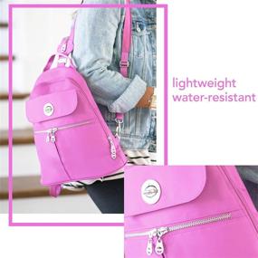 img 1 attached to 🎒 Baggallini Convertible Backpack Thistle: Functionality meets Fashion in Women's Handbags & Wallets