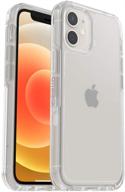 📱 enhance and protect: otterbox symmetry clear series case for iphone 12 mini - clear logo