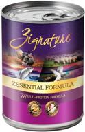 🐶 zignature grain free zsssentials canned dog food 13oz, 12 pack: premium quality for a balanced and nutritious diet logo