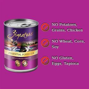 img 2 attached to 🐶 Zignature Grain Free Zsssentials Canned Dog Food 13oz, 12 pack: Premium Quality for a Balanced and Nutritious Diet