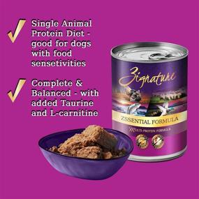 img 3 attached to 🐶 Zignature Grain Free Zsssentials Canned Dog Food 13oz, 12 pack: Premium Quality for a Balanced and Nutritious Diet