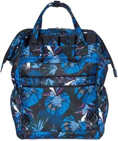 img 1 attached to 🎒 Lug Women's Convertible Tote Backpack, Botanical Black, One Size, Model 7790