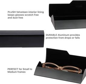 img 1 attached to Aluminum Eyeglass Medium Frames Silver Men's Accessories for Sunglasses & Eyewear Accessories