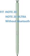 stylus s pen replacement for samsung galaxy note 20 note 20 ultra (no bluetooth) in mystic green logo