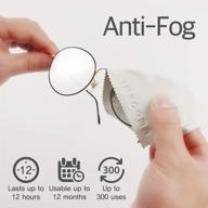 🔍 inkooma anti-fog cloth - microfiber wipes for glasses, goggles, mirror, camera, ski masks, motorcycle helmet | lasts up to 12 hours logo