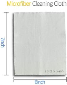 img 3 attached to 🔍 INKOOMA Anti-Fog Cloth - Microfiber Wipes for Glasses, Goggles, Mirror, Camera, Ski Masks, Motorcycle Helmet | Lasts Up to 12 Hours