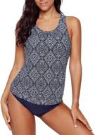 blugibedramsh tankini swimsutis printed swimwear women's clothing in swimsuits & cover ups logo