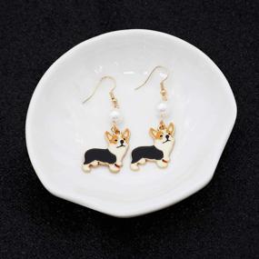 img 1 attached to Corgi Earrings Lover Gift Girls