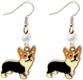 img 4 attached to Corgi Earrings Lover Gift Girls