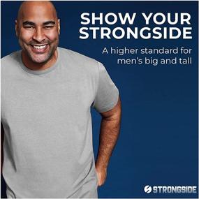 img 3 attached to 👕 Men's Big and Tall Shirts - Strongside: Clothing for T-Shirts and Tanks