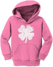 img 3 attached to Distressed Four Leaf Clover Toddler Boys' Clothing in Fashion Hoodies & Sweatshirts