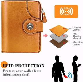 img 2 attached to HOMPO Womens Wallets Blocking Wallet