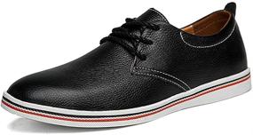 img 4 attached to 👞 Genuine Leather Loafer Fashion Driving Men's Shoes | Loafers & Slip-Ons Collection