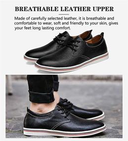 img 3 attached to 👞 Genuine Leather Loafer Fashion Driving Men's Shoes | Loafers & Slip-Ons Collection