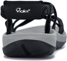 img 1 attached to 👟 Viakix Walking Sandals for Women: The Perfect Combination of Comfort and Support for Outdoor Activities, Hiking, Water Sports, and More!