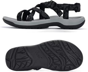 img 4 attached to 👟 Viakix Walking Sandals for Women: The Perfect Combination of Comfort and Support for Outdoor Activities, Hiking, Water Sports, and More!