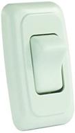 ⚙️ jr products 12005 white single spst on-off switch: enhanced bezel design for easy operation logo